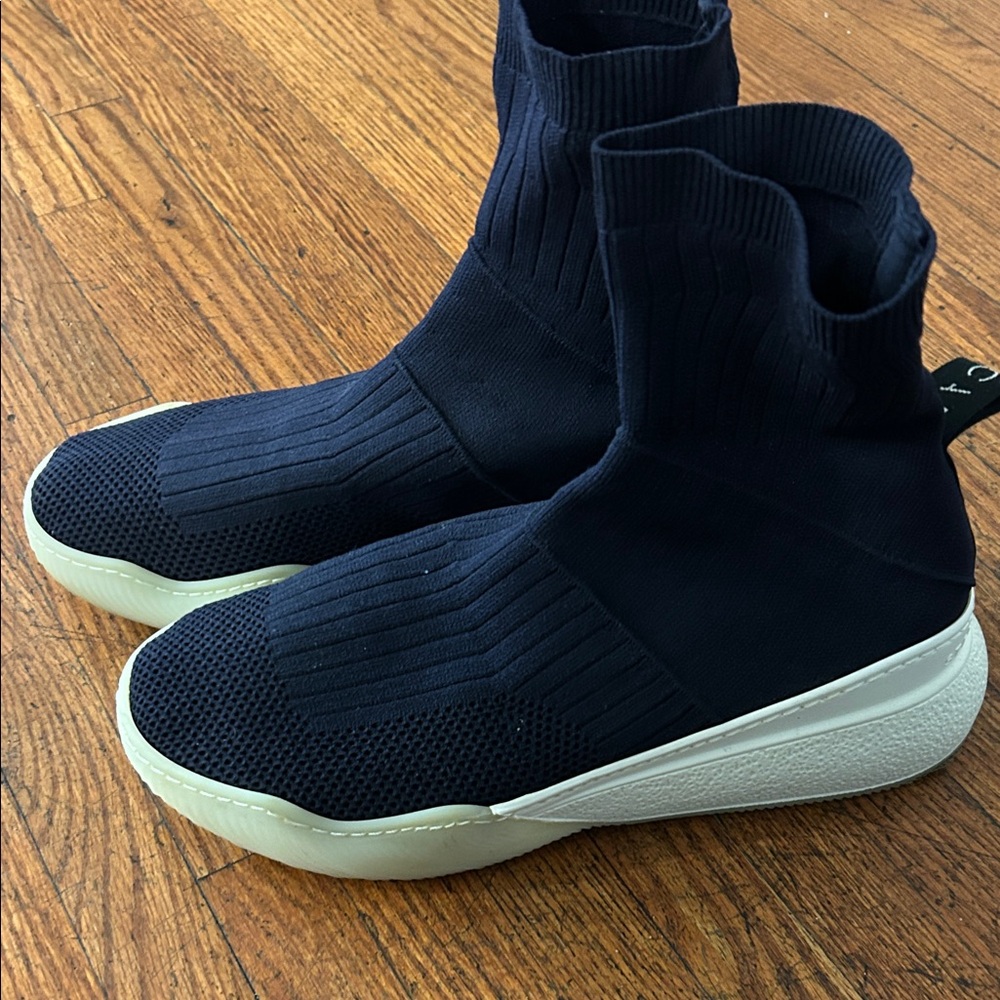 Stella McCartney Black and White Sock Sneakers